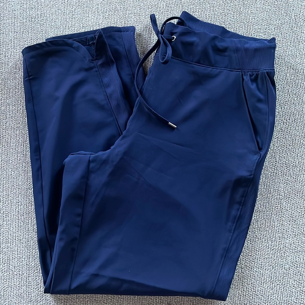 Navy travel pants